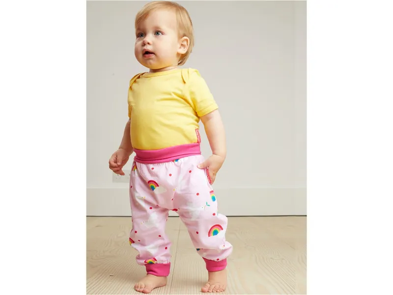 Toby Tiger Toby Tiger Baby und Kinder Hose Yoga Friedenstaube (3-6 Monate), Mehrfarbig, – Produktbild 2 von 2