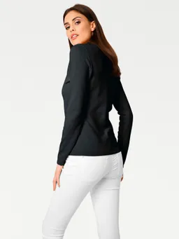 heine V-Ausschnitt-Pullover schwarz – Produktbild 1 von 1