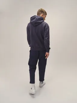 WOTE WOTE Herren vegan Kapuzen-Sweatshirt Dunkelblau – Produktbild 1 von 1