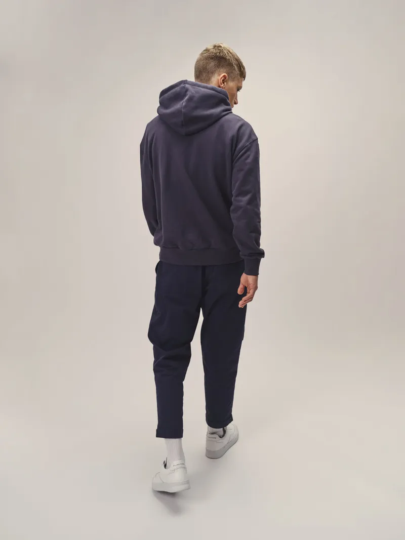 WOTE WOTE Herren vegan Kapuzen-Sweatshirt Dunkelblau, Extra dunkelblau, – Produktbild 1 von 2