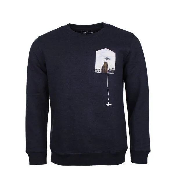 FÄDD Herren Pullover "Glücksschiss BT" navy meliert XXL, Blau, – Produktbild 3 von 5