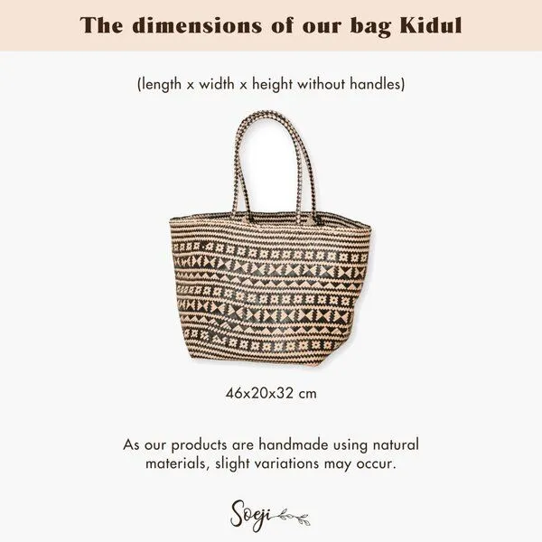 Soeji Soeji Strandtasche KIDUL aus Seegras – Produktbild 3 von 4