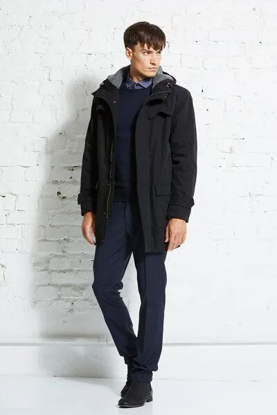 Wunderwerk Wunderwerk Herren Parka aus Bio-Baumwolle "Parka male", Schwarz (black 900), – Produktbild 1 von 4