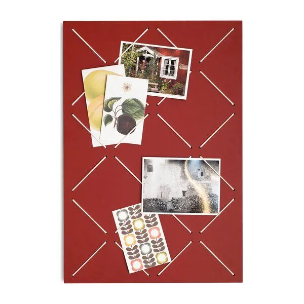 klotzaufklotz klotzaufklotz Pinnwand Linoleum, Rot, – Produktbild 4 von 5
