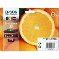 Epson Epson Tintenpatronen T3337/ 33 schwarz, cyan, magenta, gelb, photoschwarz, 5er-Set – Produktbild 2 von 2