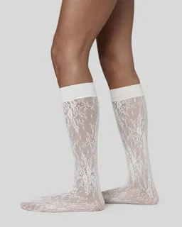 Swedish Stockings Swedish Stockings Damen vegan Set Strumpfhosen & Kniestrümpfe Rosa Elfenbein – Produktbild 1 von 1