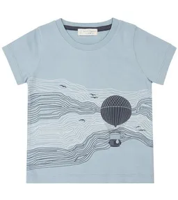 Sense Organics & friends in cooperation with GARY MASH Sense Organics & friends in cooperation with GARY MASH Hellblaues Shirt mit Ballon – Produktbild 1 von 1
