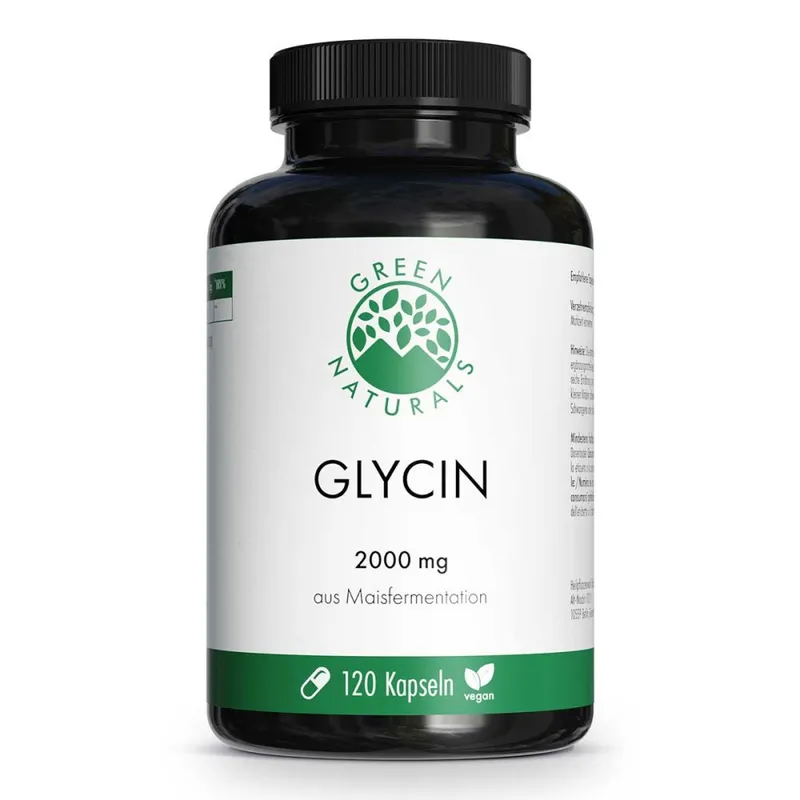 Green Naturals Green Naturals Glycin 2000 mg Kapseln vegan – Produktbild 1 von 1