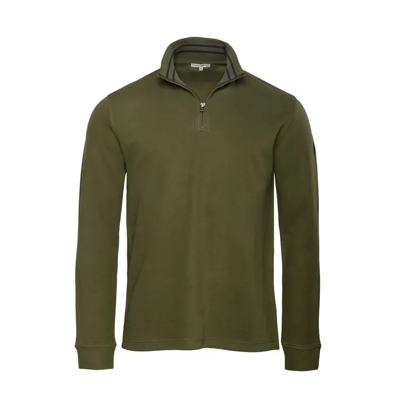 Living Crafts Living Crafts Herren Langarm-Shirt (100% Bio-Baumwolle), Grün, – Produktbild 1 von 8