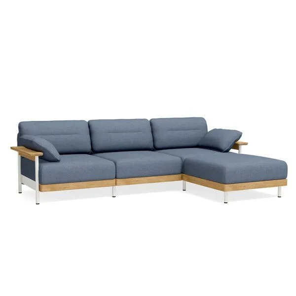 ekomia ekomia Sofa Mio Lounge 3-Sitzer mit Chaiselongue – Produktbild 4 von 7