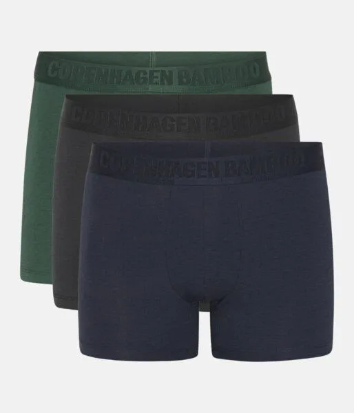 Copenhagen Bamboo Copenhagen Bamboo 3 Paar Bamboo Unterhosen schwarz, army, navy – Produktbild 1 von 3