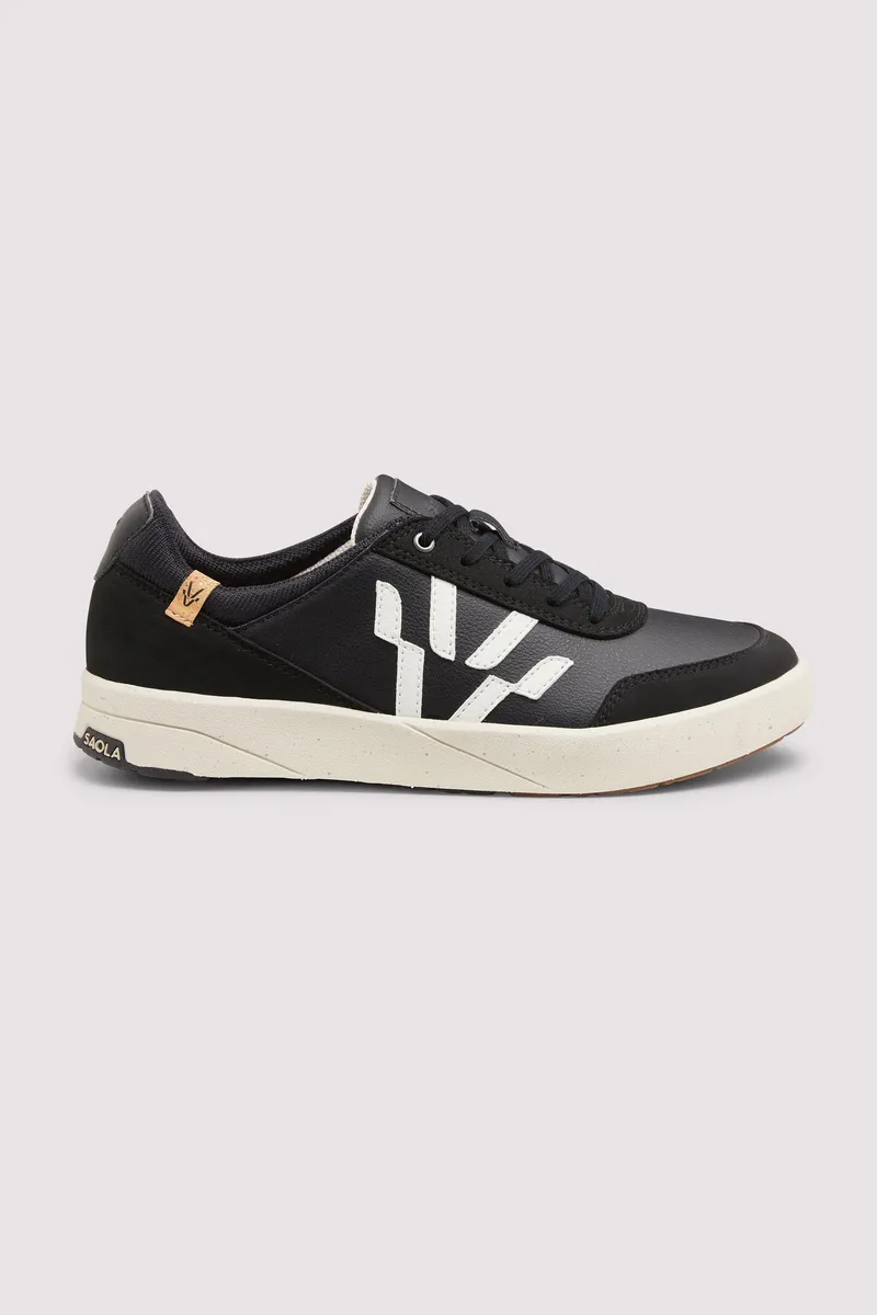 SAOLA SAOLA Damen vegan Sneaker Damen Cali Black, Schwarz, – Produktbild 1 von 2