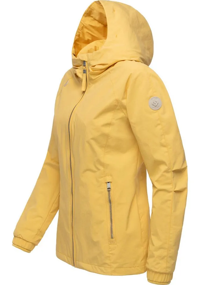 ragwear ragwear Funktionsjacke Dizzea Wasserdichte und atmungsaktive Übergangsjacke, Gelb, – Produktbild 3 von 5