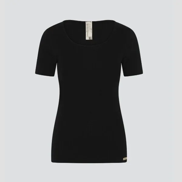 comazo|earth comazo|earth Fairtrade Pure Cotton Shirt kurzarm | GOTS zertifiziert, Schwarz, – Produktbild 3 von 3