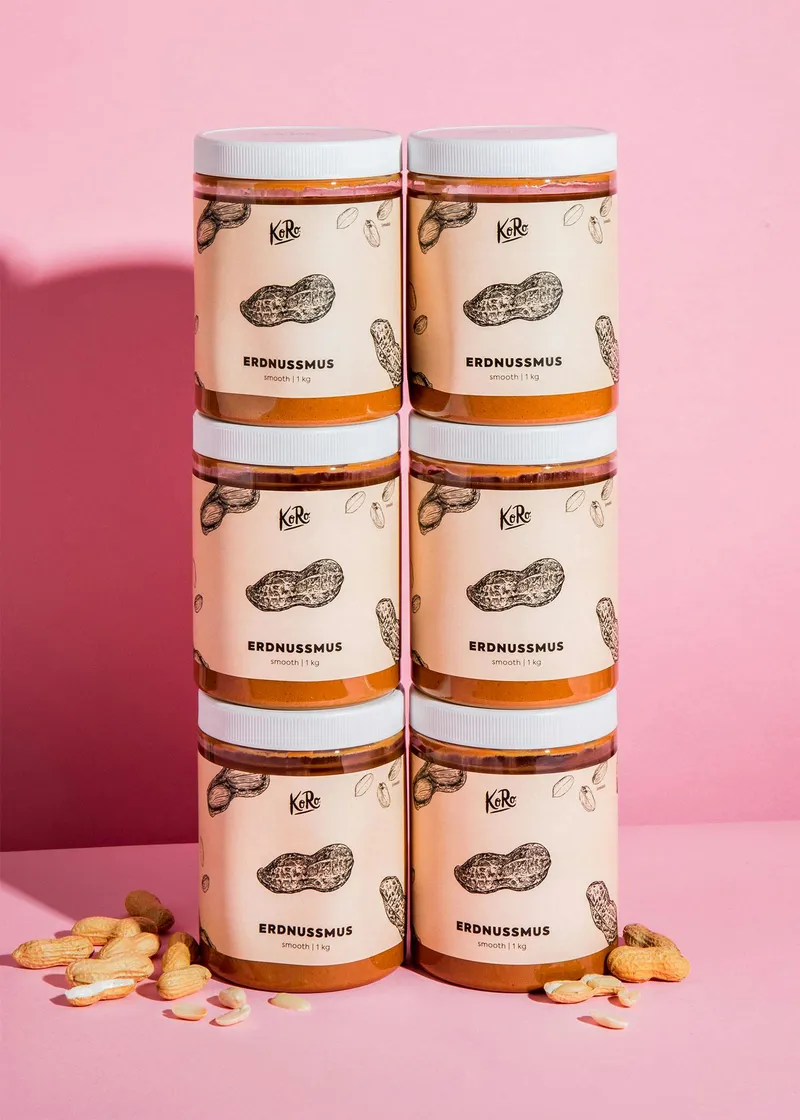 KoRo Erdnussmus 6 x 1 kg – Produktbild 2 von 5
