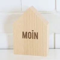 Bow Hummingbird Bow & Hummingbird Großes Deko-Holzhäuschen Moin – Produktbild 1 von 1