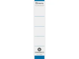 Memo 10 memo-Rückenschilder 5cm blau – Produktbild 1 von 1