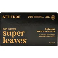 Attitude Attitude Super Leaves Körperseife für Männer - Patchouli & Bourbon – Produktbild 1 von 1