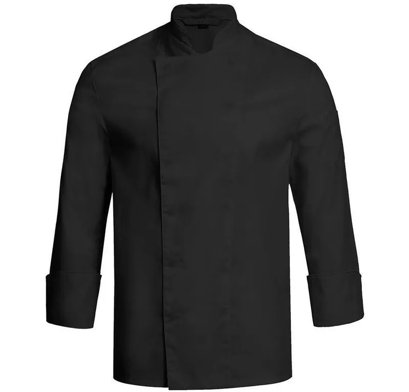 GREIFF GREIFF Kochjacke Greiff GASTRO MODA Cuisine Herren Kochjacke Regular Schwarz, Schwarz, – Produktbild 2 von 3