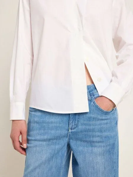LANIUS LANIUS Bluse aus Bio-Baumwolle, White, – Produktbild 4 von 4