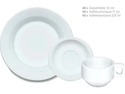 Mäser Mäser Frühstücksset 144-tlg. "Marina" Porzellan – Produktbild 1 von 1