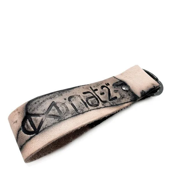 nat-2 nat-2 Schlüsselanhänger aus luxuriösem braunen Leder, Rusted tan, – Produktbild 1 von 4
