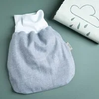 nahtur-design nahtur-design Strampelsack aus 100% Merinowolle | Feinloden | Frühling und Herbst, Hellblau, – Produktbild 1 von 1