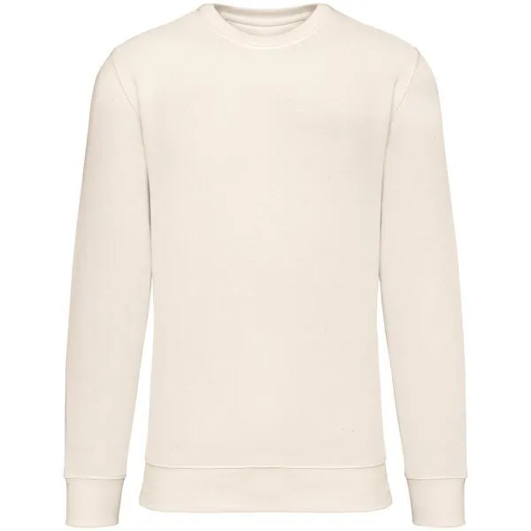 Greenspired Greenspired Umweltfreundliches Unisex-Sweatshirt mit Rundhalsausschnitt 350g/m² XXS - 4 XL (slimfit), Naturweiss, – Produktbild 1 von 1