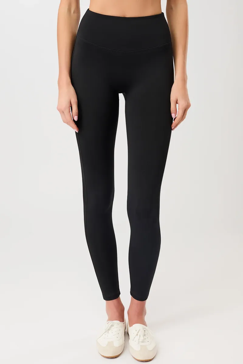 mandala MANDALA Damen vegan Leggings Sporty Vibe Schwarz, Schwarz, – Produktbild 1 von 4