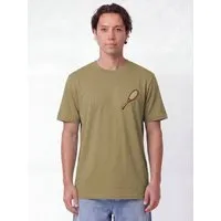 watapparel watapparel T-Shirt Unisex Tennisschläger, Faded olive, – Produktbild 1 von 1