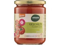 Naturata NATURATA Geschälte Bio-Tomaten in Tomatensaft, demeter-zertifiziert, 420 g – Produktbild 1 von 1