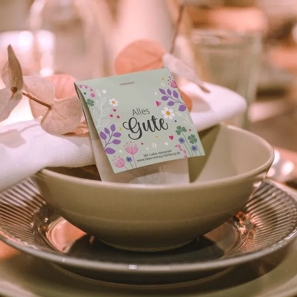 Ideenverlag Hamburg Ideenverlag Hamburg 10 „Alles Gute“ Samenbomben im Tütchen mit Wildblumensaatgut – Produktbild 4 von 4