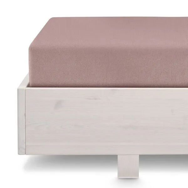 ekomia ekomia Spannbettlaken Álom, Dusty rose (altrosa), – Produktbild 2 von 4