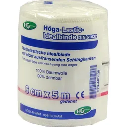Höga-Pharm HÖGA LASTIC Idealbinde 6 cmx5 m m.Cellophan 1 St Binden – Produktbild 1 von 1