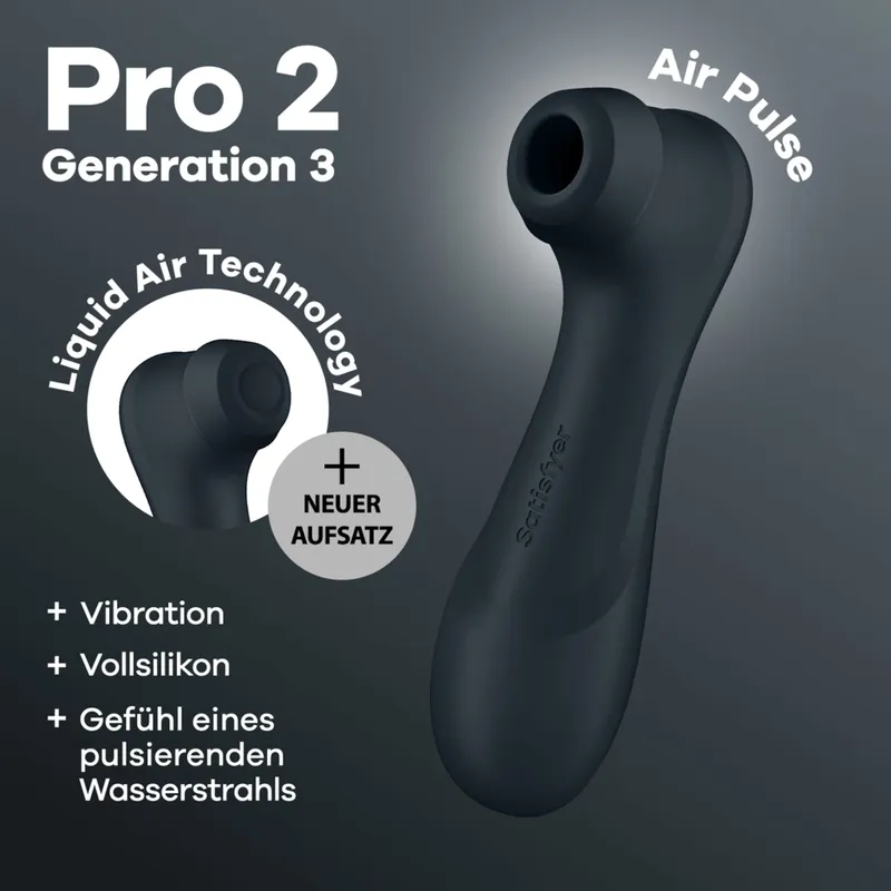 Satisfyer Satisfyer Pro 2 Generation 3, 16,5 cm, Schwarz, – Produktbild 1 von 1