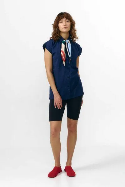 SUITE13LAB Suite13lab Ärmelloses Longlinehemd AVANON, Dark blue(blau), – Produktbild 1 von 3