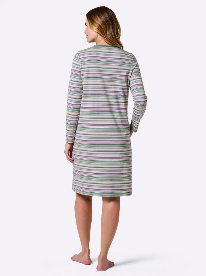 Witt Witt Sleepshirt Sleepshirt Langarm, Grün, – Produktbild 2 von 5