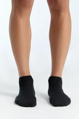 Evermind Evermind Unisex Sockchen, Schwarz (6er Pack) - G61101 – Produktbild 1 von 1