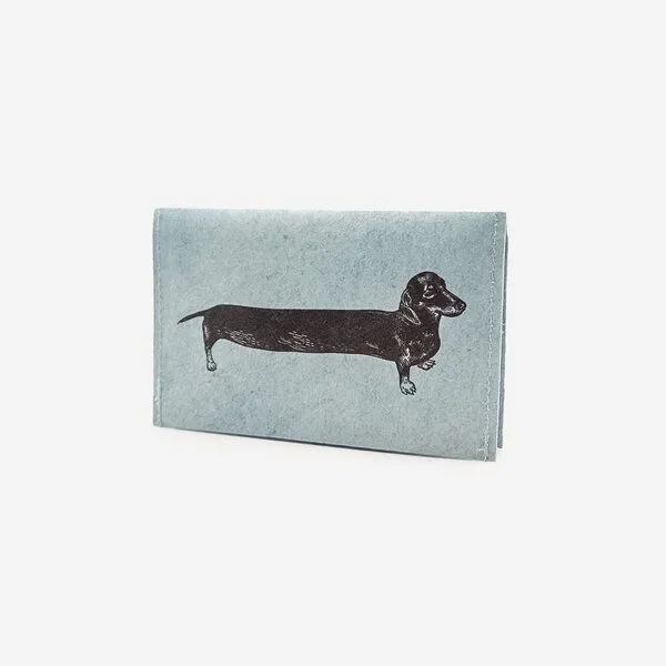 paprcuts paprcuts RFID Kartenhalter, Sausage dog (blau), – Produktbild 1 von 4
