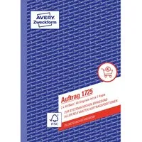 Avery Zweckform Avery Zweckform Formularbuch '1725' Auftrag ECF, DIN A5 – Produktbild 1 von 1