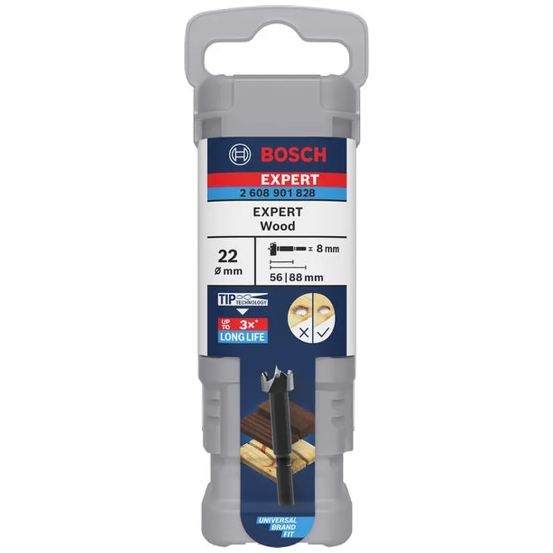 Bosch Professional Bosch Professional Bosch EXPERT Forstnerbohrer Wood, 22 mm, D8 mm – Produktbild 1 von 1