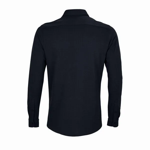 NEOBLU NEOBLU Herren Hemd Langarm Arbeitskleidung Businesshemd Bio Baumwolle Vegan, Weiss, – Produktbild 4 von 4