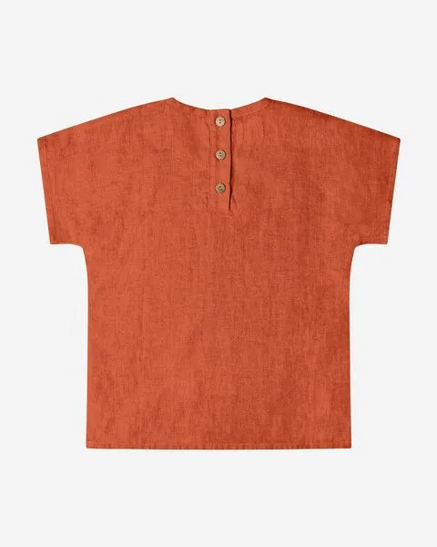 MATONA Matona T-Shirt | Easy T-Shirt |aus Leinen, Rooibos, – Produktbild 3 von 3