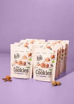 KoRo Bio Mini Cookies Caramelized Almond | 10 x 150 g – Produktbild 1 von 1