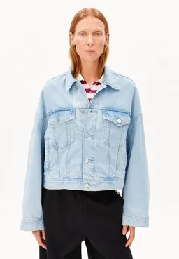 ARMEDANGELS ARMEDANGELS PAASITHE DENIM Damen Jeansjacke aus recyceltem Baumwoll Mix – Produktbild 1 von 1