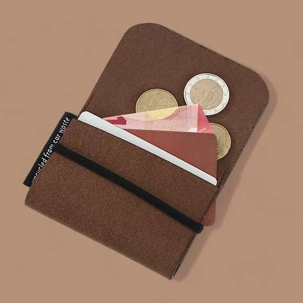Airpaq Airpaq Cardholder aus Autoschrott, Oak, – Produktbild 2 von 3