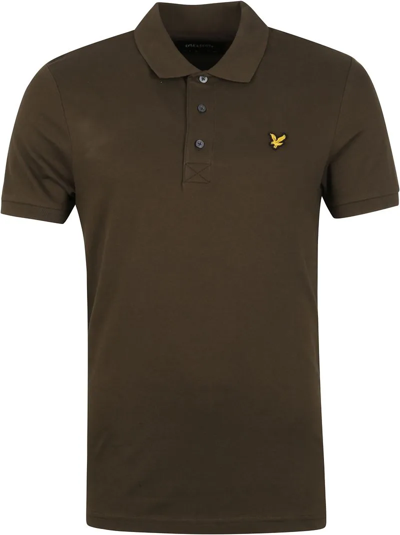 Lyle and Scott Lyle and Scott Poloshirt Olive - Größe XL, Dunkelgrün, – Produktbild 2 von 4