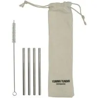 Yummii Yummii Yummii Yummii Edelstahl-Strohhalme | 4er-Pack – Produktbild 1 von 1