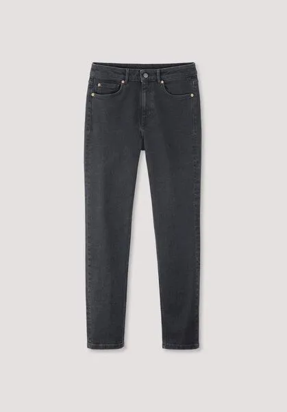 hessnatur hessnatur Jeans LINN High Rise Slim aus Bio-Denim, Schwarz, – Produktbild 4 von 4
