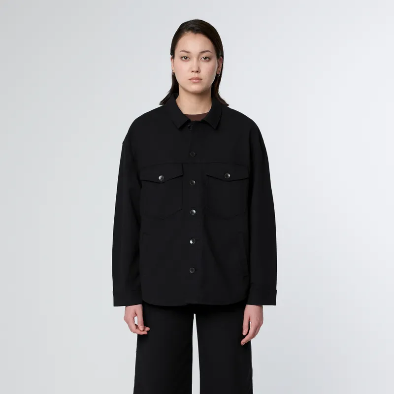 DAWN POSTMAN Paper Touch - Utlility Shaket - Black - Womenswear - Black / L – Produktbild 1 von 1